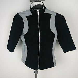 Bebe Sport Black Zipper Jacket Small